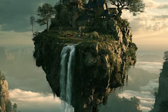 realistic photo manipulation art