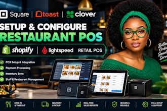 setup square toast clover restaurant pos configure shopify lightspeed retail pos