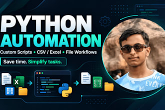 automate tasks with custom python scripts