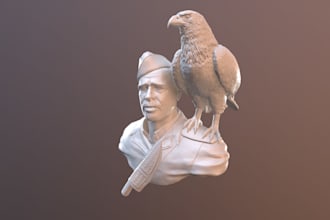 create high quality 3d miniature,statue,3mf,nsfw,ai to printable stl,figurine