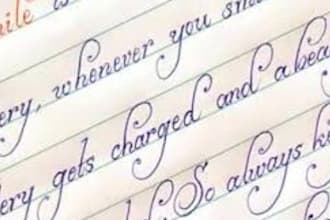 do professional handwriting and calligraphy