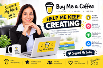 market your buy me a coffee page to reach potential supporters