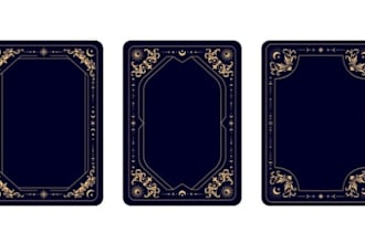design custom tarot and oracle card templates