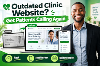 website redesign medical website clinic website healthcare website