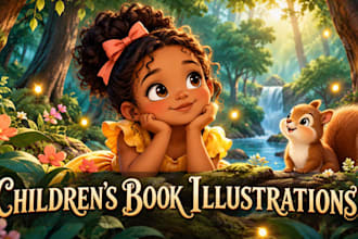 create children book illustrations using ai