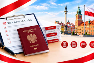 review and organize your poland visa application documents