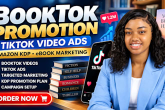 do booktok promotion, tik tok video ads, ebook marketing amazon kdp book sales