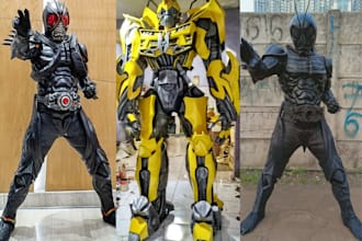 custom evafoam cosplay creation wearable 3d cosplay armor prop printable pattern