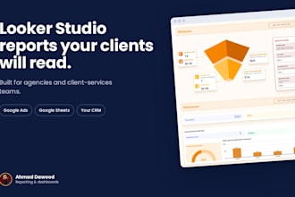 build a looker studio dashboard for you