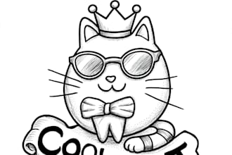 design pencil art, hand drawn sticker and mascot