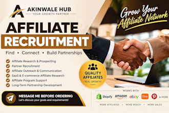 find and recruit affiliates for your business
