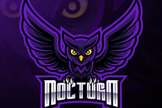 make awesome gorgeous owl logo