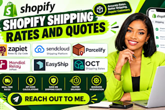 setup shopify shipping rate zapiet zip code sendcloud parcelify easyship mondial