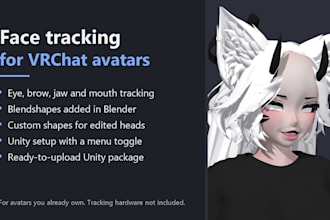 add face tracking to your vrchat avatar in blender and unity