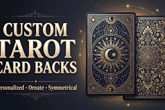 design custom tarot card backs