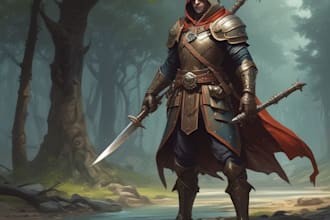 create cinematic 3d character art for fantasy and sci fi