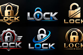 design a professional, security, padlock, protection, safety, privacy lock logo