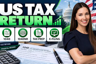 prepare your US tax return 1040 or 1040nr
