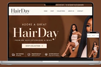 hair extension hair extension store hair website shopify store beauty website
