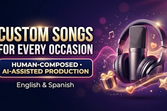 create a custom song for wedding, aniversary, etc