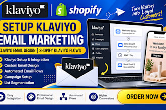 setup klaviyo email automation, send mass email, email lemlist