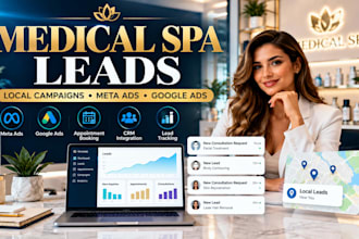 generate medical spa leads med spa leads with meta and google ads