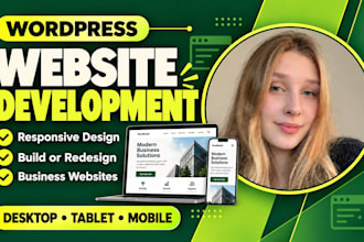 build a professional wordpress website for your services