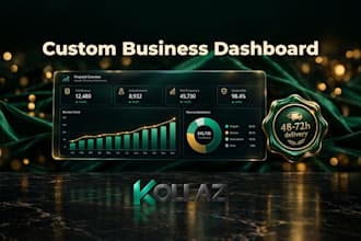 create a custom excel dashboard or business tracker