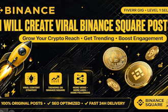 create viral crypto posts for binance square and twitter