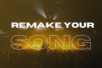 remake suno ai song backing track music beat mastering udio production
