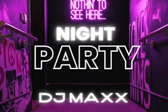 design modern party flyer night club flyer dj flyer and event poster
