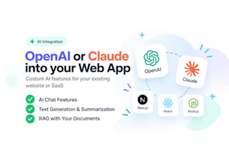 integrate openai or claude ai into your web app