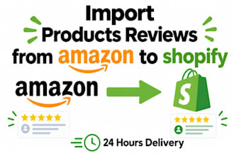 import reviews or add reviews from amazon to shopify