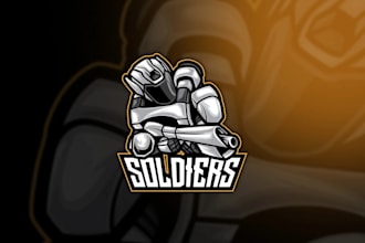 create a powerful veteran badge and emblem logo