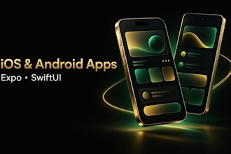 build your ios and android app with expo or swiftui
