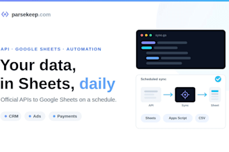 automate your data from apis into google sheets on a schedule