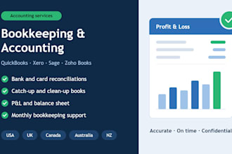 serving  bookkeeping audit support  tax compliance for USA UK