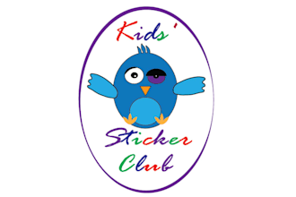 create kids sticker club logo