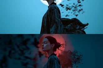 do portrait photo retouching and photoshop editing