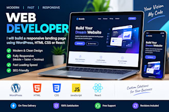 design a responsive landing page