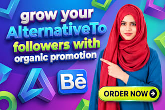 grow your alternativeto followers with organic promotion