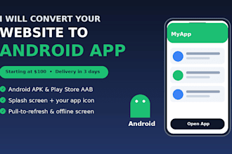 convert your website into a fast android app