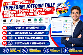 connect google forms, typeform, tally, paperform, fillout, and cognito forms