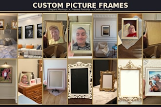 create amazing poster frame mock up