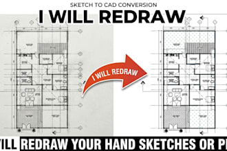 redraw 2d autocad plans