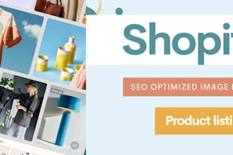 professional shopify listing images and listing products