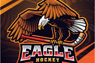 design modern delightful eagle logo