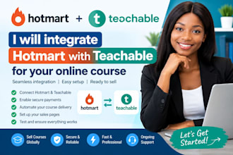 integrate hotmart with teachable for your online course