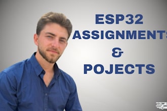 help with esp32 assignments and projects