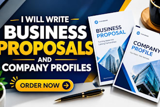 write professional business proposals and company profiles